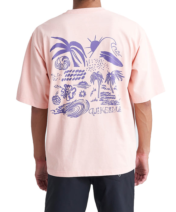 【OUTLET】Quiksilver SLOW FLOW ST メンズ 半袖Tシャツ