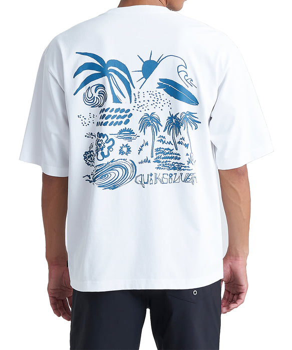 【OUTLET】Quiksilver SLOW FLOW ST メンズ 半袖Tシャツ
