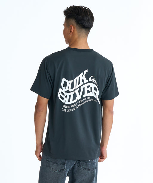 QUIKSILVER メンズ SD BEND LOGO ST Tシャツ 【2026年春夏モデル】 BLK / XL