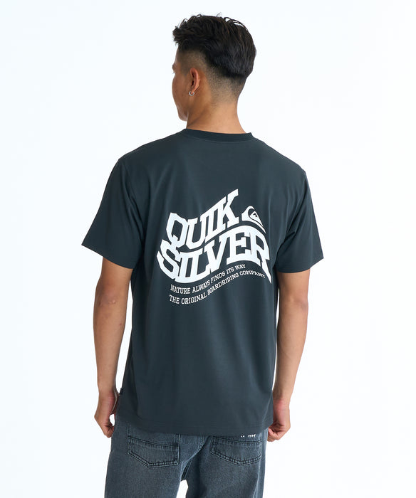 QUIKSILVER メンズ SD BEND LOGO ST Tシャツ 【2026年春夏モデル】 BLK / XL