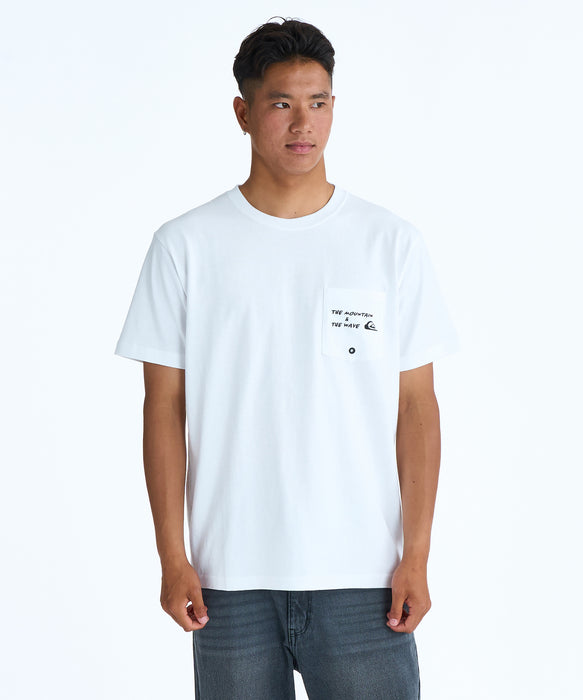 QUIKSILVER メンズ PG MW POCKET ST Tシャツ 【2026年春夏モデル】 WHT / XL