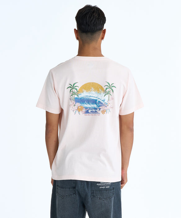 QUIKSILVER メンズ PG ARTY SURF SCENE S Tシャツ 【2026年春夏モデル】 PNK / XL