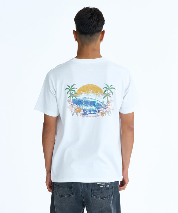 QUIKSILVER メンズ PG ARTY SURF SCENE S Tシャツ 【2026年春夏モデル】 WHT / XL