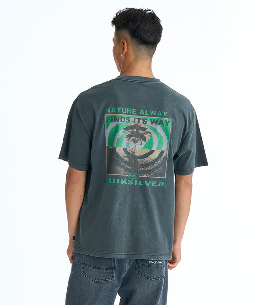 QUIKSILVER メンズ PG UPSIDE DOWN ST Tシャツ 【2026年春夏モデル】 BLK / XL