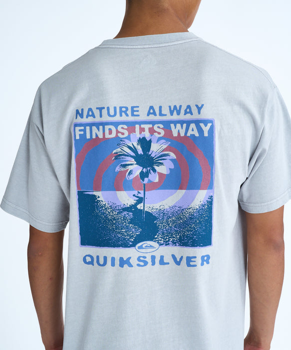 QUIKSILVER メンズ PG UPSIDE DOWN ST Tシャツ 【2026年春夏モデル】 LGY / XL