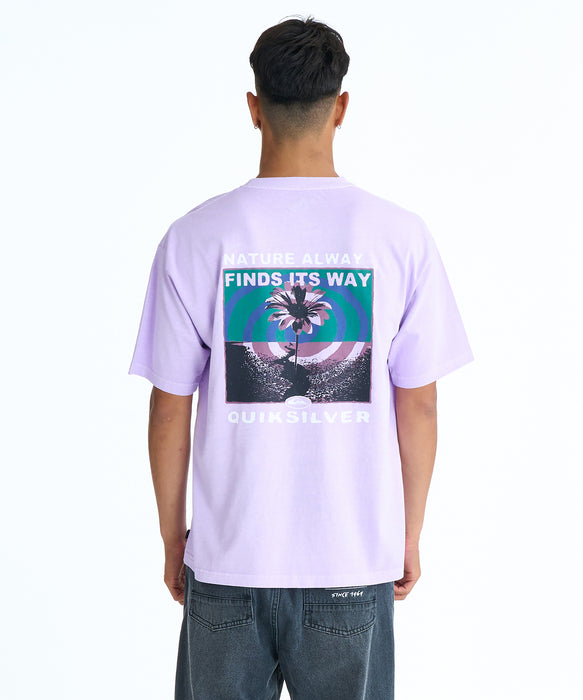 QUIKSILVER メンズ PG UPSIDE DOWN ST Tシャツ 【2026年春夏モデル】 PUR / XL