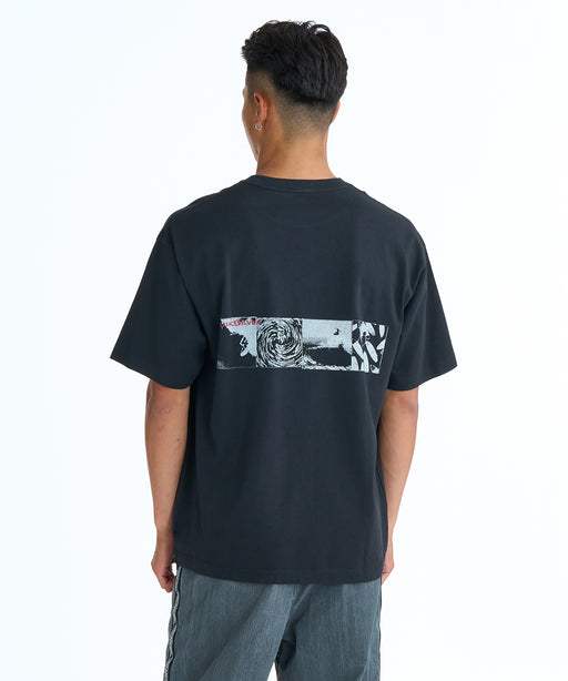 QUIKSILVER メンズ BW MERCURY ST 半袖コットンTシャツ ルーズフィット