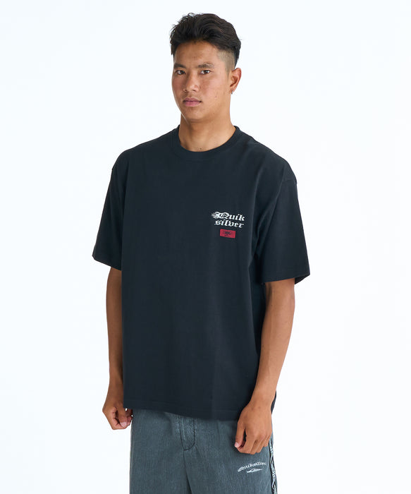QUIKSILVER メンズ BW MERCURY BOX ST Tシャツ 【2026年春夏モデル】 BLK1 / XL