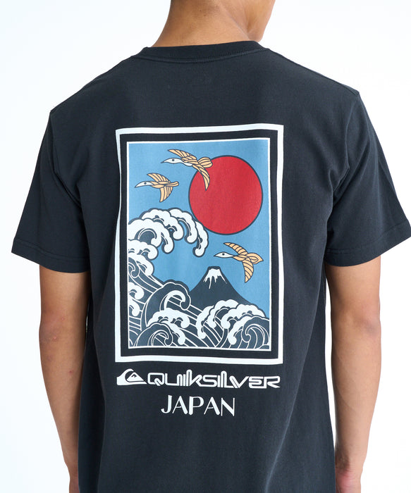 QUIKSILVER メンズ QS JP REGION ST 半袖コットンTシャツ 日本限定