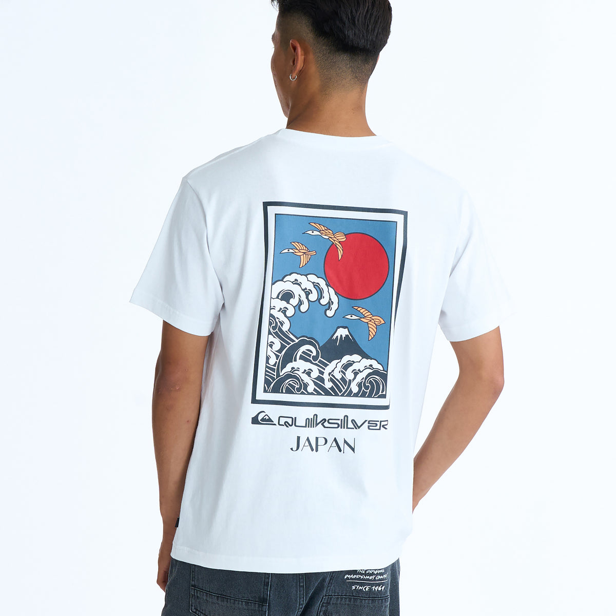 QUIKSILVER メンズ QS JP REGION ST 半袖コットンTシャツ 日本限定