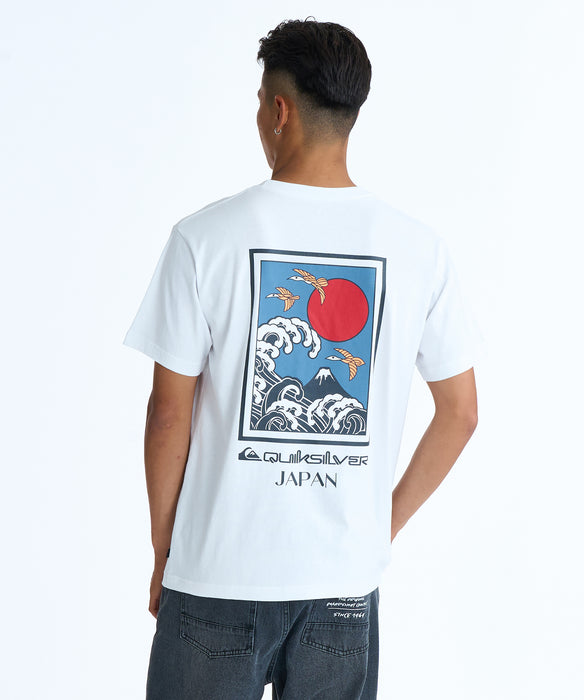QUIKSILVER メンズ QS JP REGION ST Tシャツ 【2026年春夏モデル】 WHT / XL
