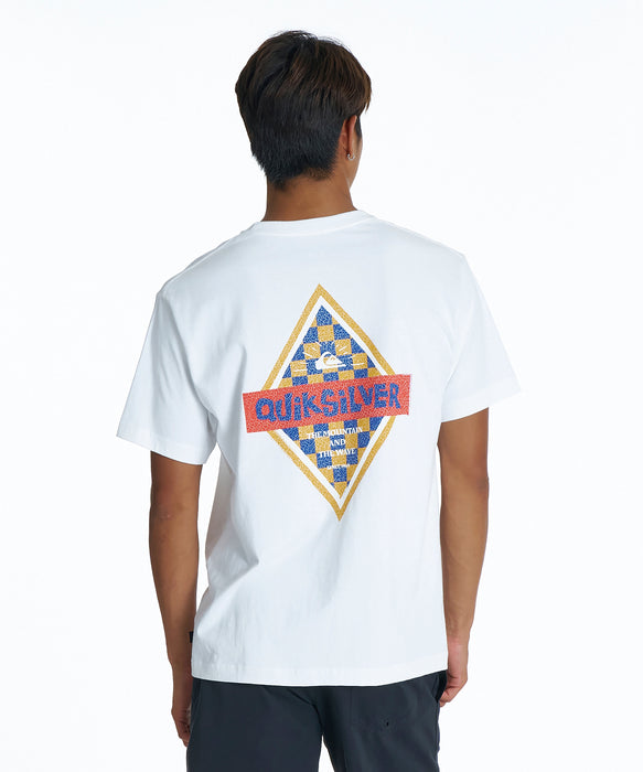 QUIKSILVER メンズ VINTAGE LK ST Tシャツ 【2026年夏モデル】 WHT / XL