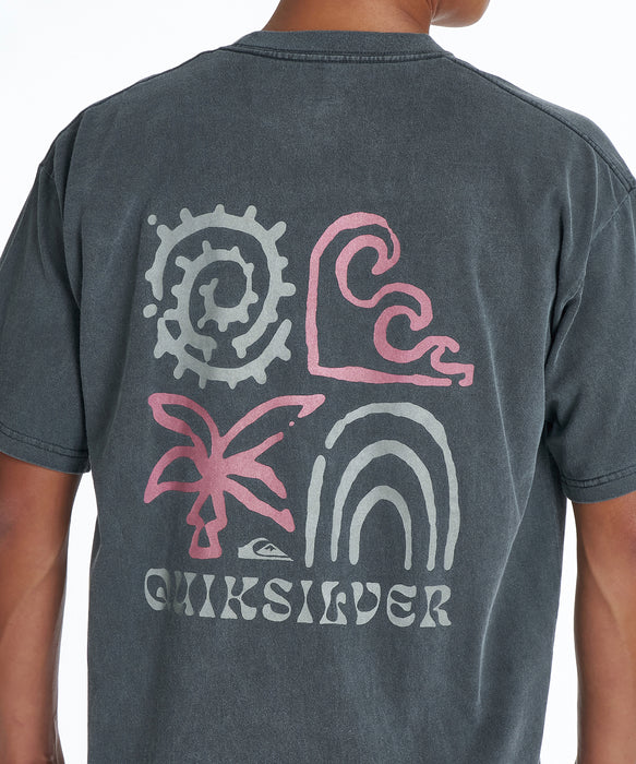 QUIKSILVER メンズ URBAN NOMAD ST Tシャツ 【2026年夏モデル】 BLK / XL
