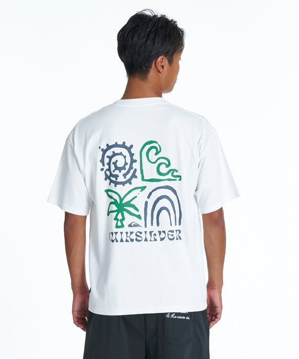 QUIKSILVER メンズ URBAN NOMAD ST Tシャツ 【2026年夏モデル】 WHT / XL