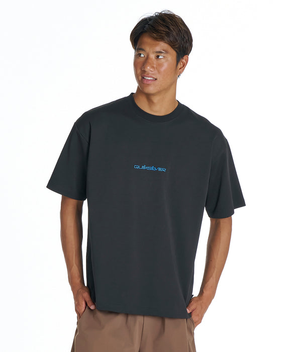QUIKSILVER メンズ FRACTURED WAVE ST Tシャツ 【2026年夏モデル】 BLK / XL