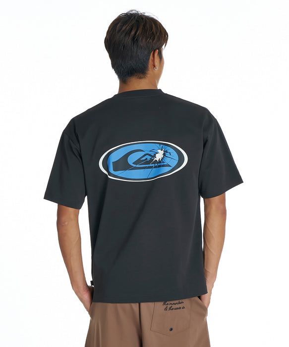 QUIKSILVER メンズ FRACTURED WAVE ST Tシャツ 【2026年夏モデル】 BLK / XL
