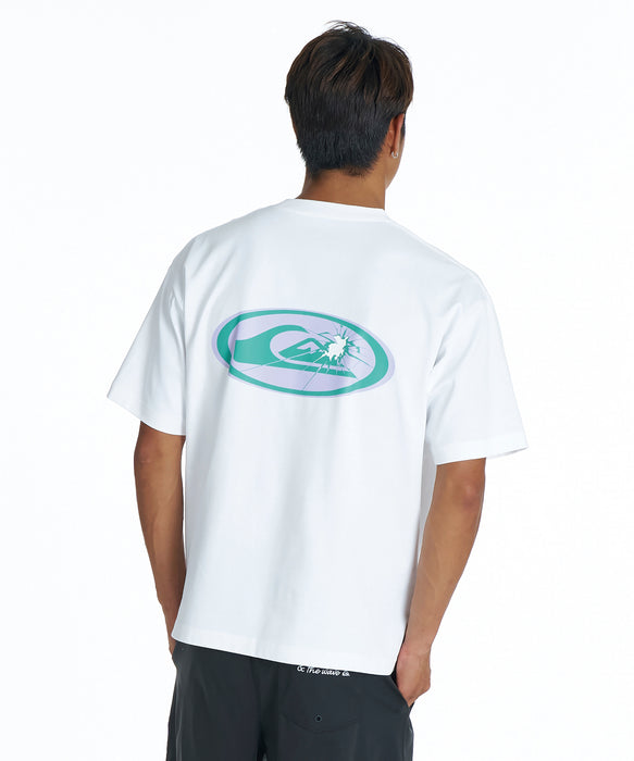 QUIKSILVER メンズ FRACTURED WAVE ST Tシャツ 【2026年夏モデル】 WHT / XL