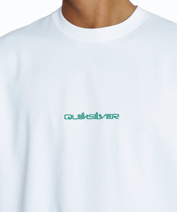 QUIKSILVER メンズ FRACTURED WAVE ST Tシャツ 【2026年夏モデル】 WHT / XL