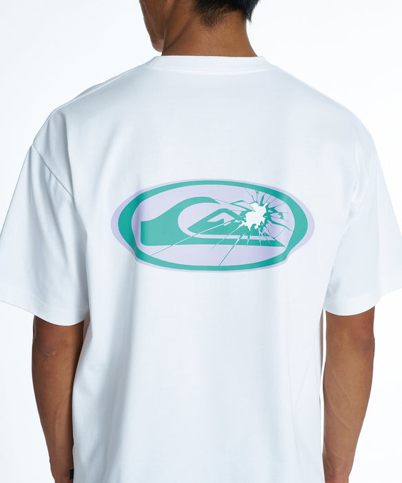 QUIKSILVER メンズ FRACTURED WAVE ST Tシャツ 【2026年夏モデル】 WHT / XL