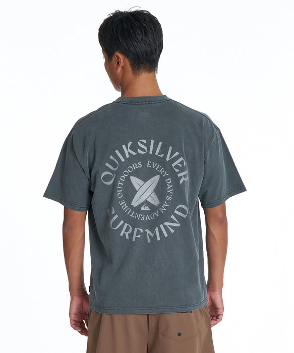 QUIKSILVER メンズ SURF MIND ST Tシャツ 【2026年夏モデル】 BLK / XL