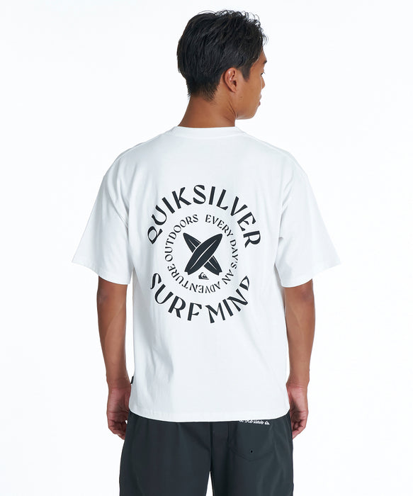 QUIKSILVER メンズ SURF MIND ST Tシャツ 【2026年夏モデル】 WHT / XL