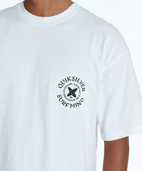 QUIKSILVER メンズ SURF MIND ST Tシャツ 【2026年夏モデル】 WHT / XL