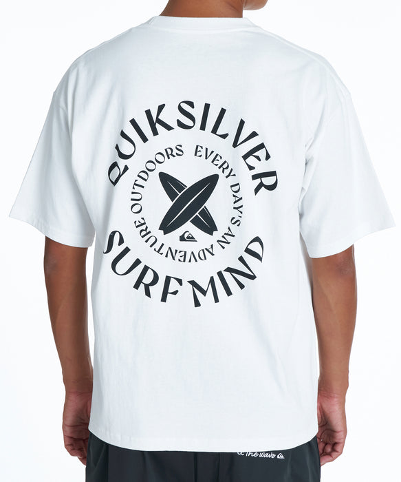QUIKSILVER メンズ SURF MIND ST Tシャツ 【2026年夏モデル】 WHT / XL