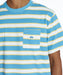 QUIKSILVER メンズ QS BORDER ST Tシャツ 【2026年夏モデル】 BLU / XL