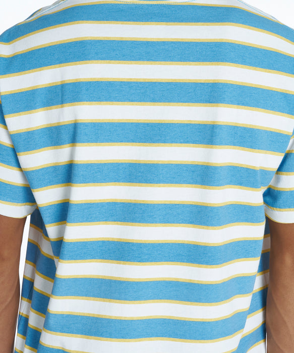QUIKSILVER メンズ QS BORDER ST Tシャツ 【2026年夏モデル】 BLU / XL