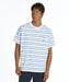 QUIKSILVER メンズ QS BORDER ST Tシャツ 【2026年夏モデル】 WHT / XL