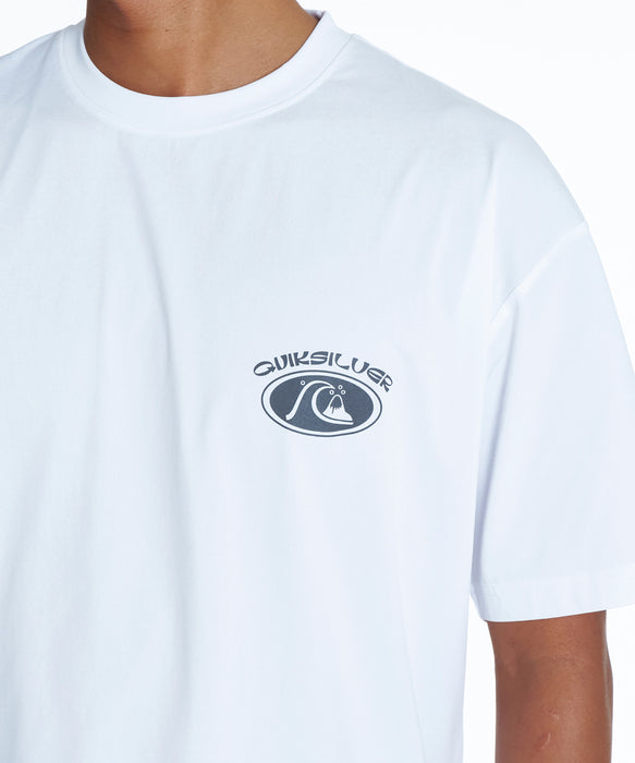 QUIKSILVER メンズ INSIDE SECTION ST Tシャツ 【2026年夏モデル】 WHT / XL