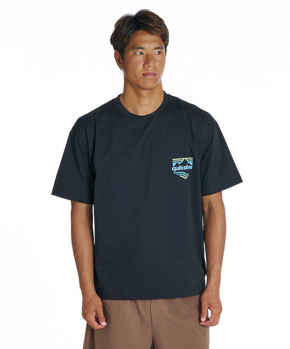 QUIKSILVER メンズ HORIZON FADE ST Tシャツ 【2026年夏モデル】 BLK / XL