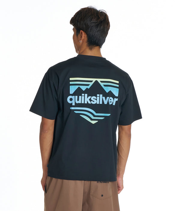 QUIKSILVER メンズ HORIZON FADE ST Tシャツ 【2026年夏モデル】 BLK / XL