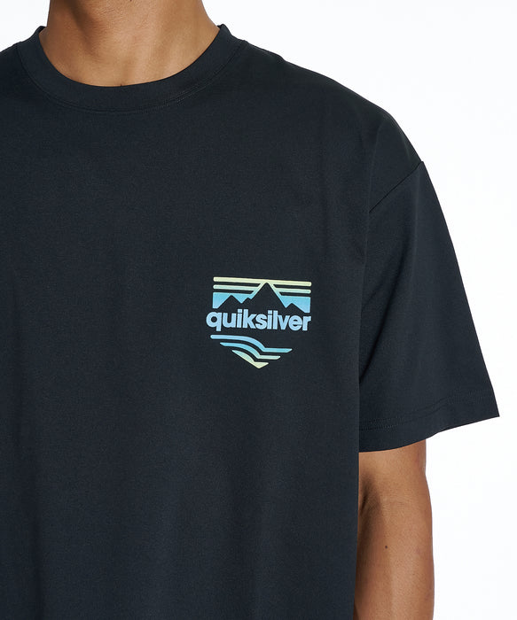 QUIKSILVER メンズ HORIZON FADE ST Tシャツ 【2026年夏モデル】 BLK / XL