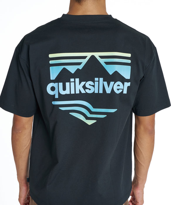 QUIKSILVER メンズ HORIZON FADE ST Tシャツ 【2026年夏モデル】 BLK / XL