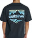 QUIKSILVER メンズ HORIZON FADE ST Tシャツ 【2026年夏モデル】 BLK / XL