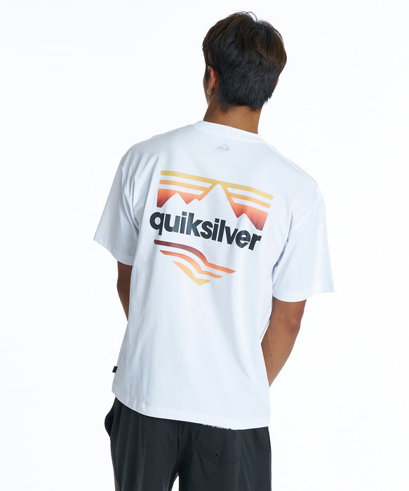 QUIKSILVER メンズ HORIZON FADE ST Tシャツ 【2026年夏モデル】 WHT / XL