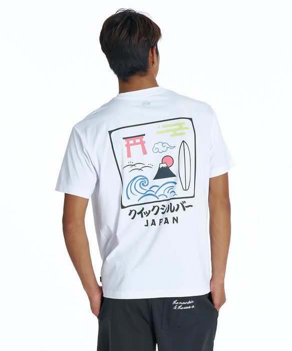 QUIKSILVER メンズ QS JP SCENERY ST Tシャツ 【2026年夏モデル】 WHT / XL