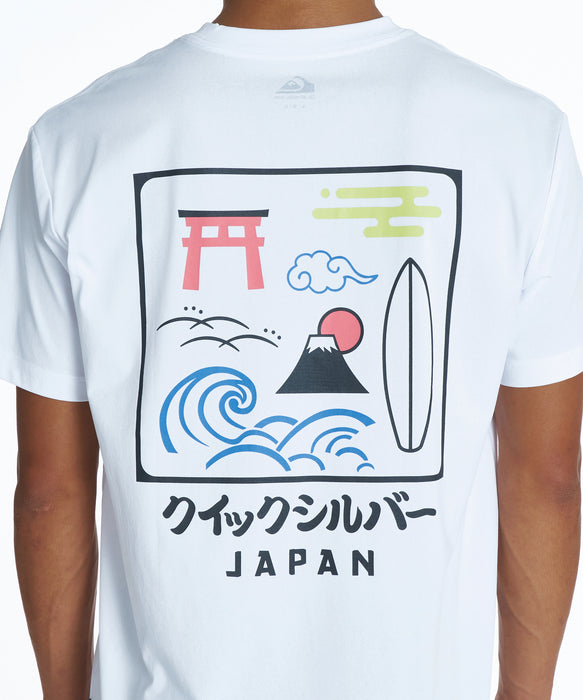 QUIKSILVER メンズ QS JP SCENERY ST Tシャツ 【2026年夏モデル】 WHT / XL