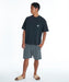 QUIKSILVER メンズ DNA BUBBLE POCKET ST Tシャツ 【2026年夏モデル】 BLK / XL