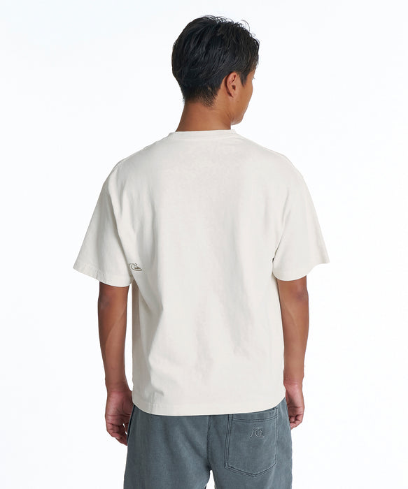 QUIKSILVER メンズ DNA BUBBLE POCKET ST 半袖ワンポイントTシャツ ルーズフィット【2026年夏モデル】