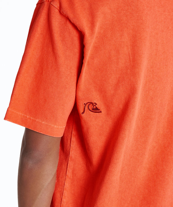 QUIKSILVER メンズ DNA BUBBLE POCKET ST 半袖ワンポイントTシャツ ルーズフィット【2026年夏モデル】