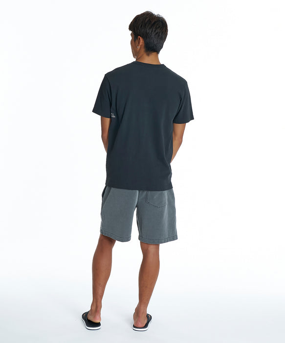 QUIKSILVER メンズ DNA BUBBLE HENLY ST Tシャツ 【2026年夏モデル】 BLK / XL