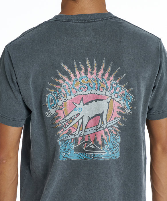 QUIKSILVER メンズ ANIMAL SURFER ST Tシャツ 【2026年夏モデル】 BLK / XL