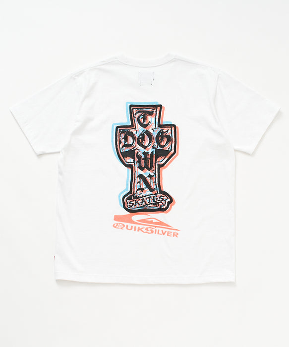 <QUIKSILVER X DOGTOWN> メンズ DTQS PG RXCX ST 半袖コットンTシャツ レギュラーフィット【2026年夏モデル】