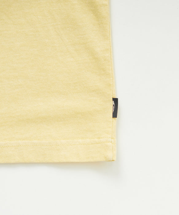 <QUIKSILVER X DOGTOWN> メンズ DTQS PG HORRORSCRIPT RINGER ST 半袖コットンTシャツ ルーズフィット【2026年夏モデル】