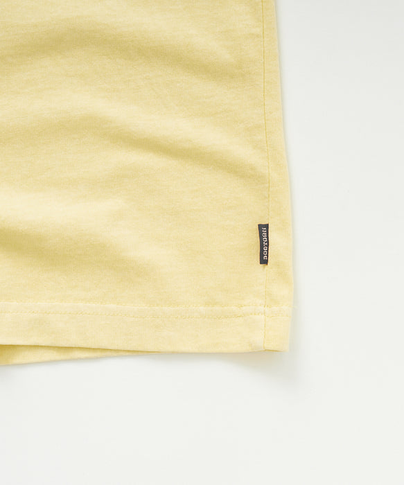 <QUIKSILVER X DOGTOWN> メンズ DTQS PG HORRORSCRIPT RINGER ST 半袖コットンTシャツ ルーズフィット【2026年夏モデル】
