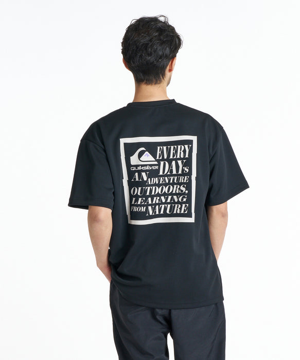 QUIKSILVER メンズ NATURE BOX ST Tシャツ 【2026年秋冬モデル】 BLK / XL