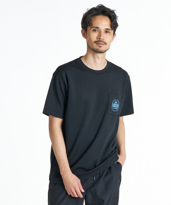 QUIKSILVER メンズ ACE CHEST ST Tシャツ 【2026年秋冬モデル】 BLK / XL