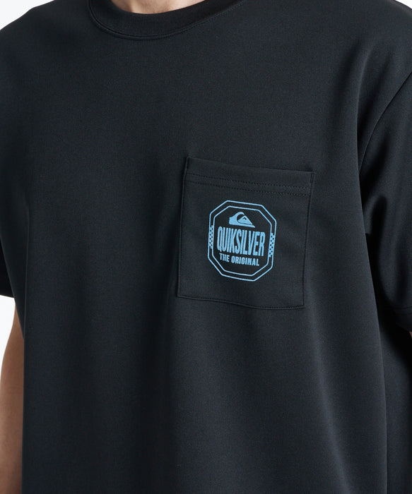 QUIKSILVER メンズ ACE CHEST ST Tシャツ 【2026年秋冬モデル】 BLK / XL